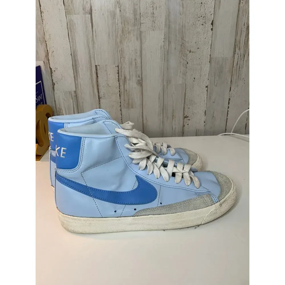 Nike Blazer Mid '77 Vintage Men's High Top Sneakers Blue Size 9